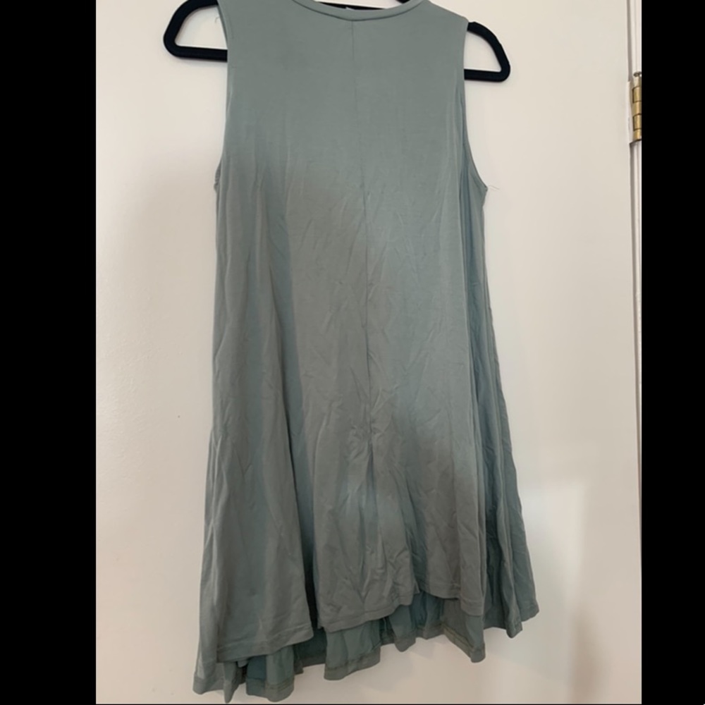 Turquoise Shift Dress - Picture 2 of 3